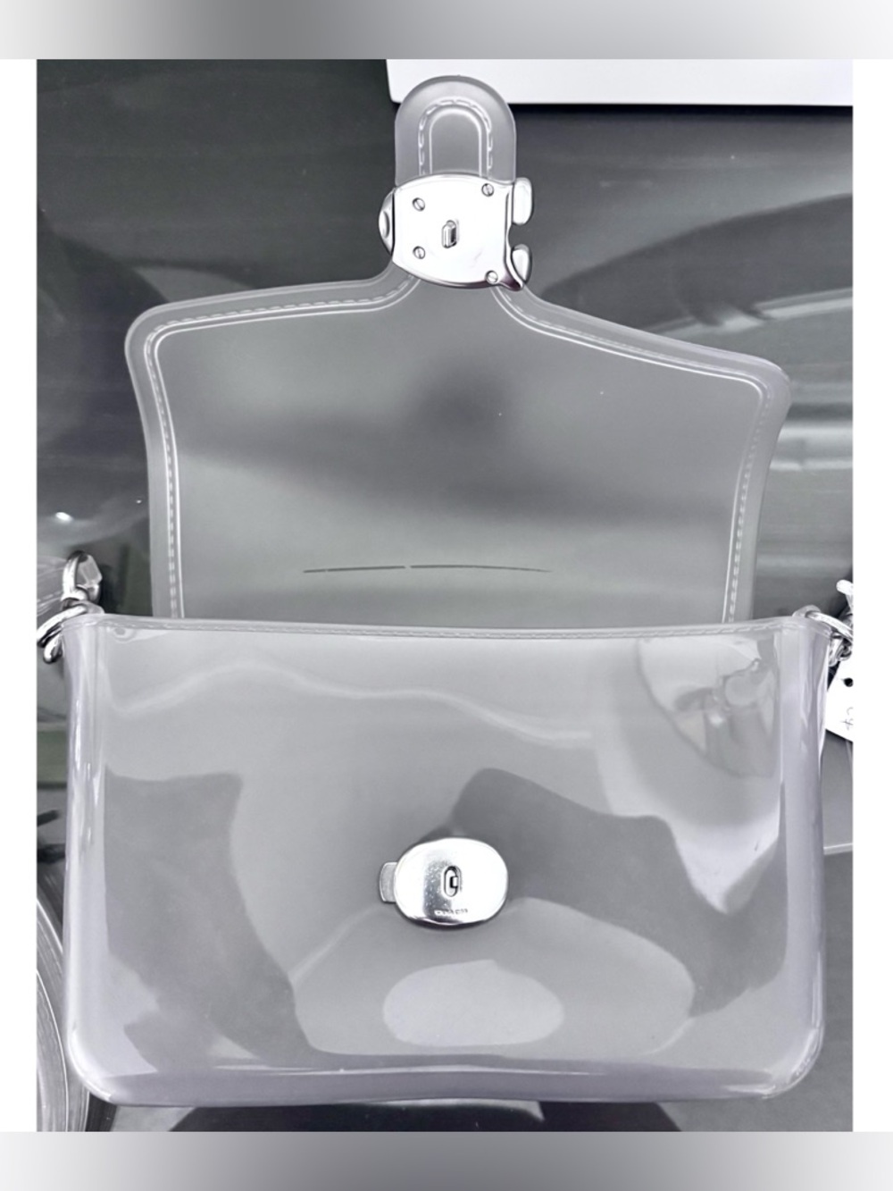 COACH Jelly Tabby CLEAR Crossbody Bag - Picture 6 of 12